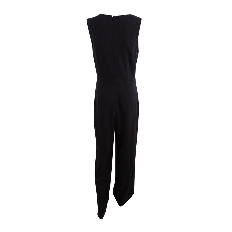 Vince Camuto Women’s D-Ring Belted Wrap Jumpsuit