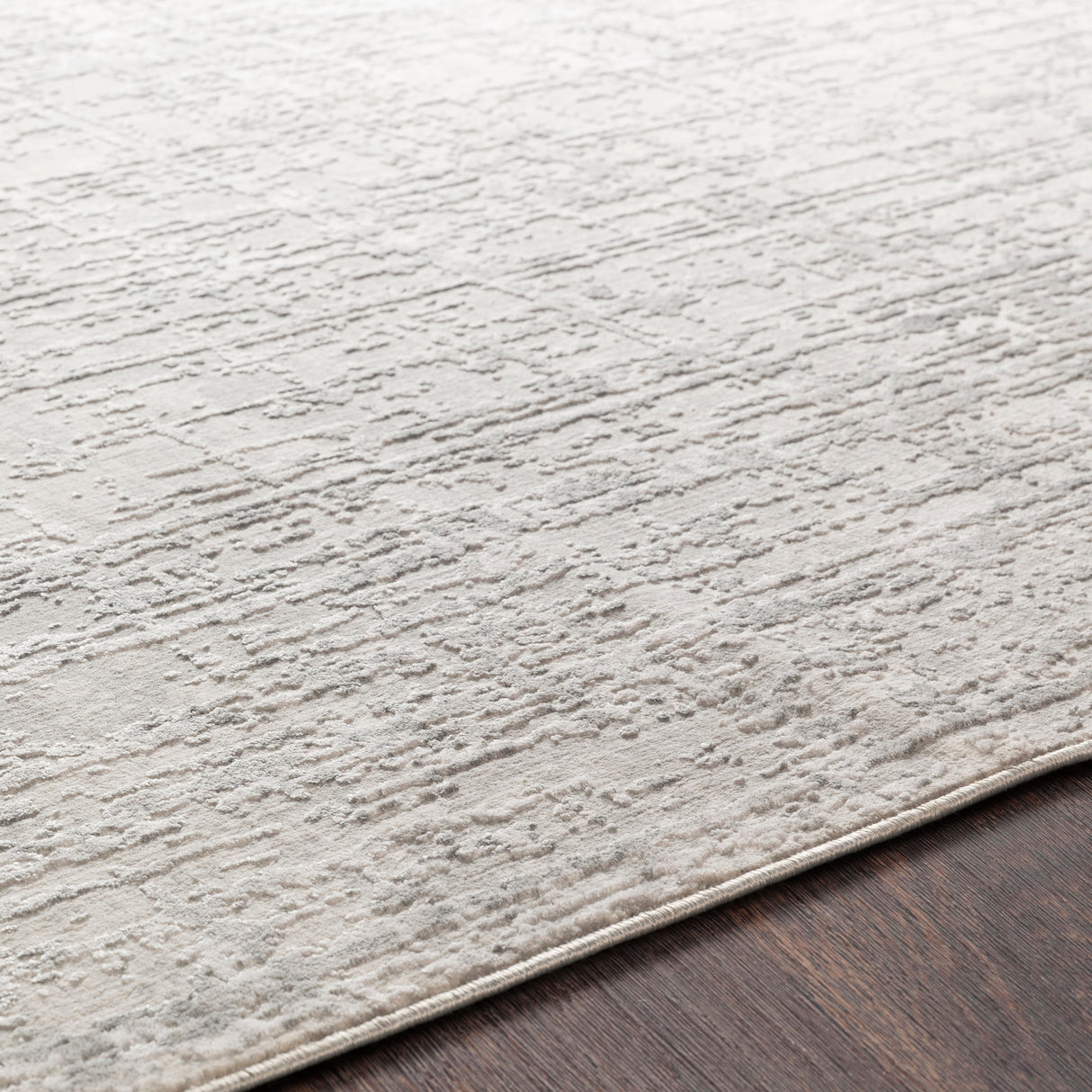 Vincente Grey Modern Area Rug - 8'10" x 12'3"