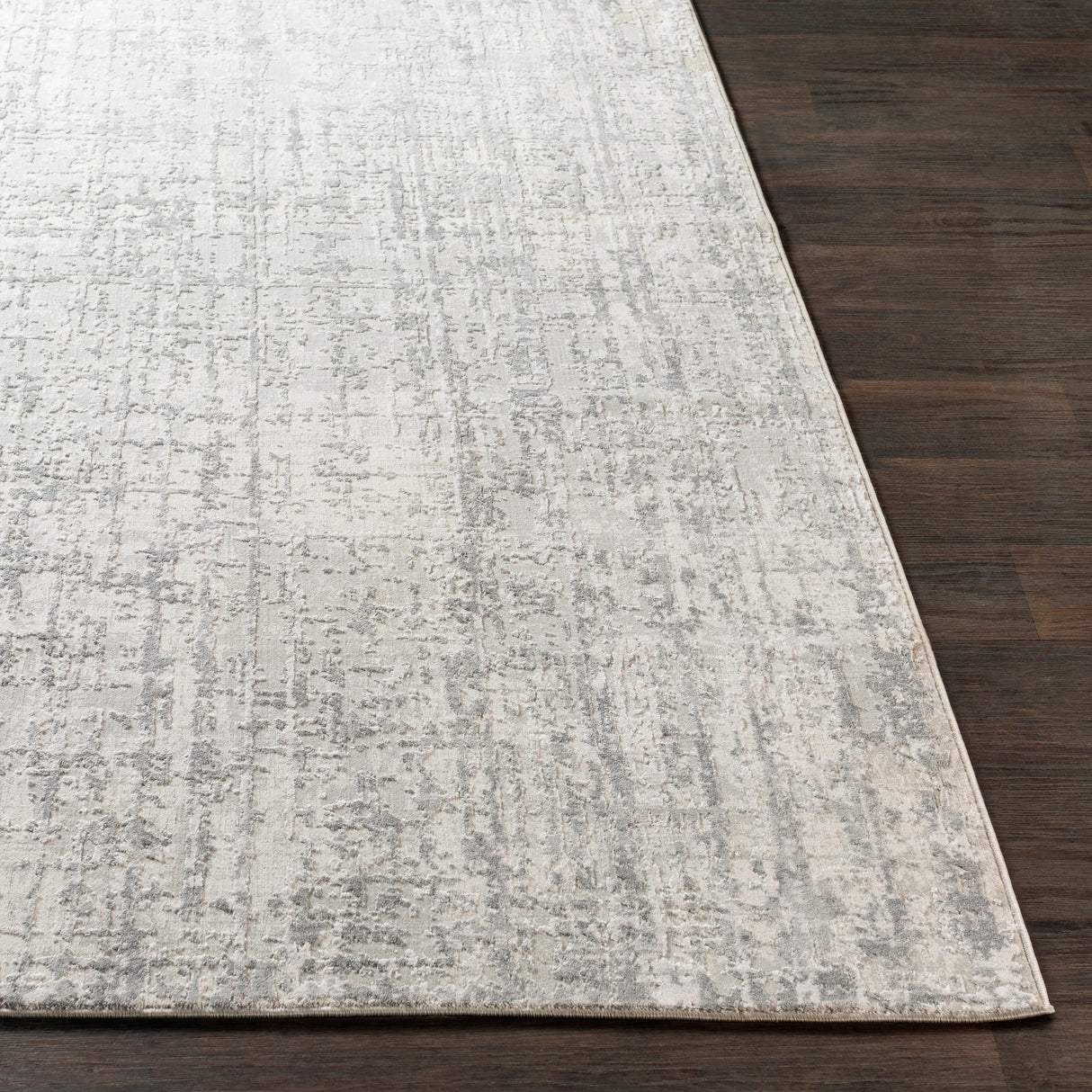 Vincente Grey Modern Area Rug - 8'10" x 12'3"