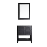 Vinnova Florence 30-inch Vanity in Espresso with Mirror