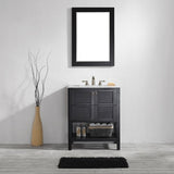 Vinnova Florence 30-inch Vanity in Espresso with Mirror