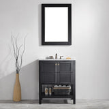 Vinnova Florence 30-inch Vanity in Espresso with Mirror