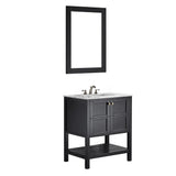 Vinnova Florence 30-inch Vanity in Espresso with Mirror