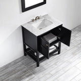 Vinnova Florence 30-inch Vanity in Espresso with Mirror