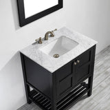 Vinnova Florence 30-inch Vanity in Espresso with Mirror