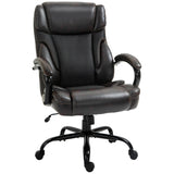 Vinsetto 484LBS Big and Tall Ergonomic Executive Office Chair High Back Adjustable Computer Task Chair Swivel PU Leather
