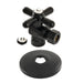 Vintage 1/2-Inch Sweat x 3/8-Inch OD Comp Quarter-Turn Angle Stop Valve with Flange