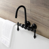 Kingston Brass Vintage 3-3/8 Inch Wall Mount Tub Faucet