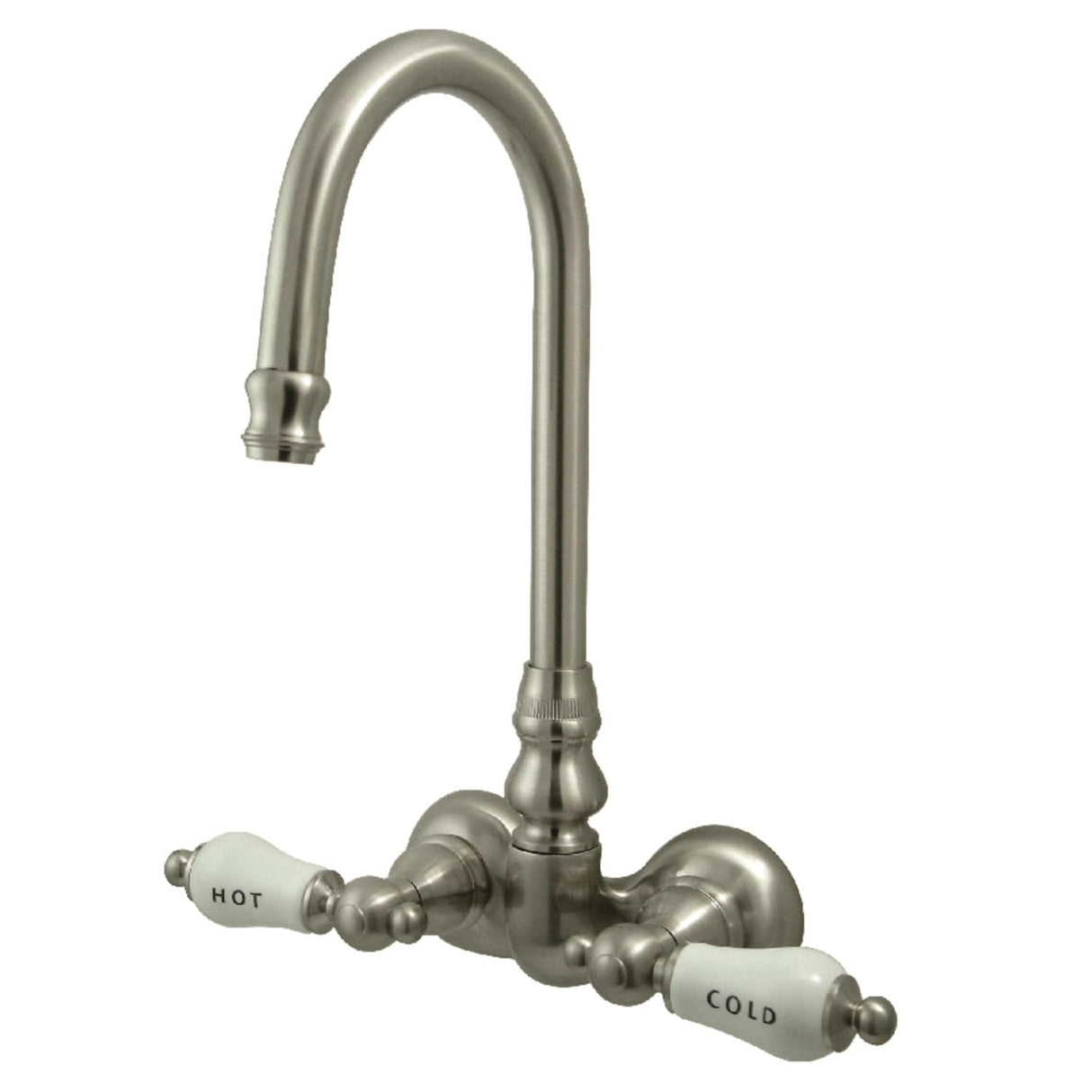 Kingston Brass Vintage 3-3/8 in. Wall Mount Tub Faucet