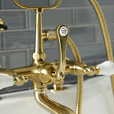 Kingston Brass Vintage 7-Inch Tub Faucet with Hand Shower