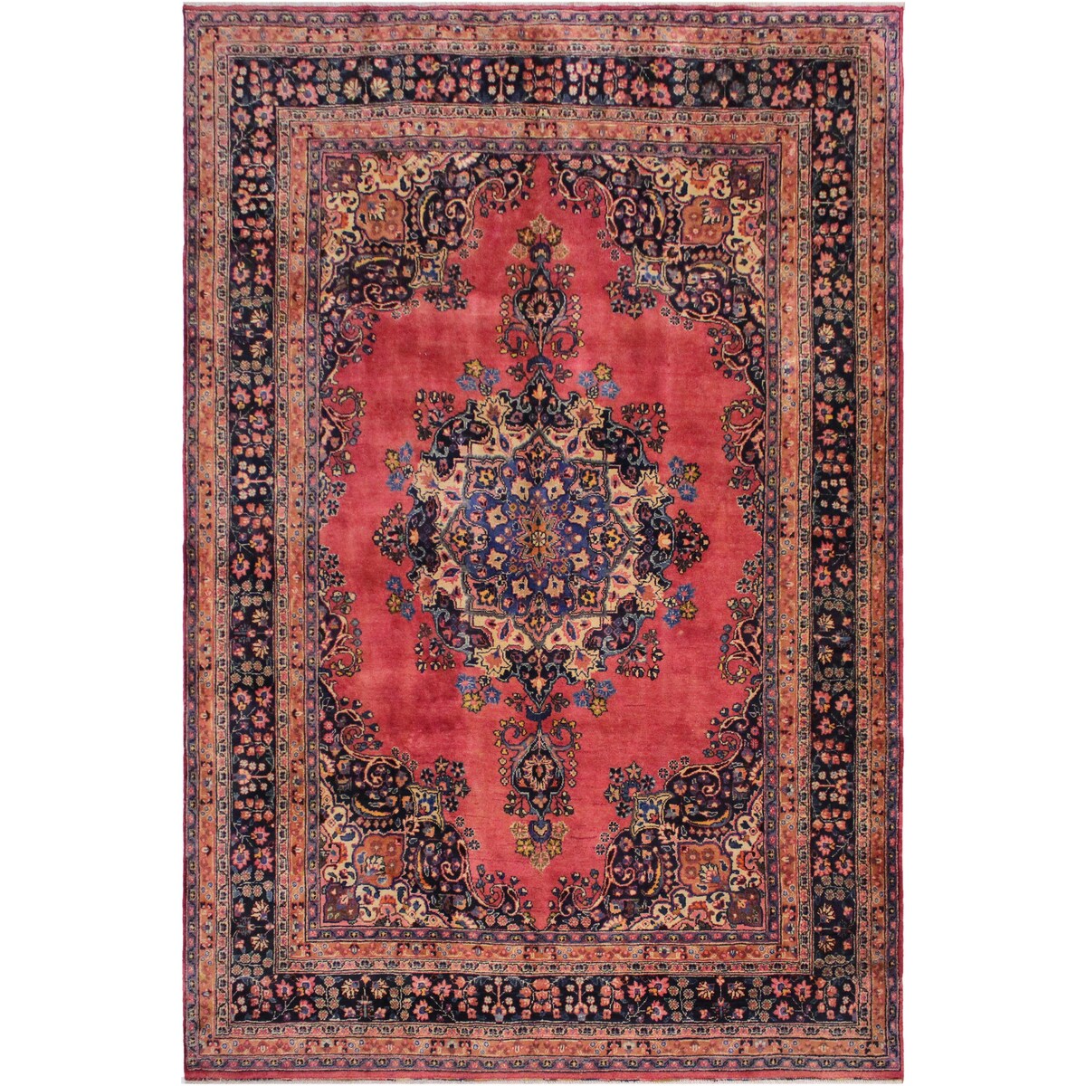 Vintage Antique Persian Cornwell Wool Rug - 8'0'' x 11'1''
