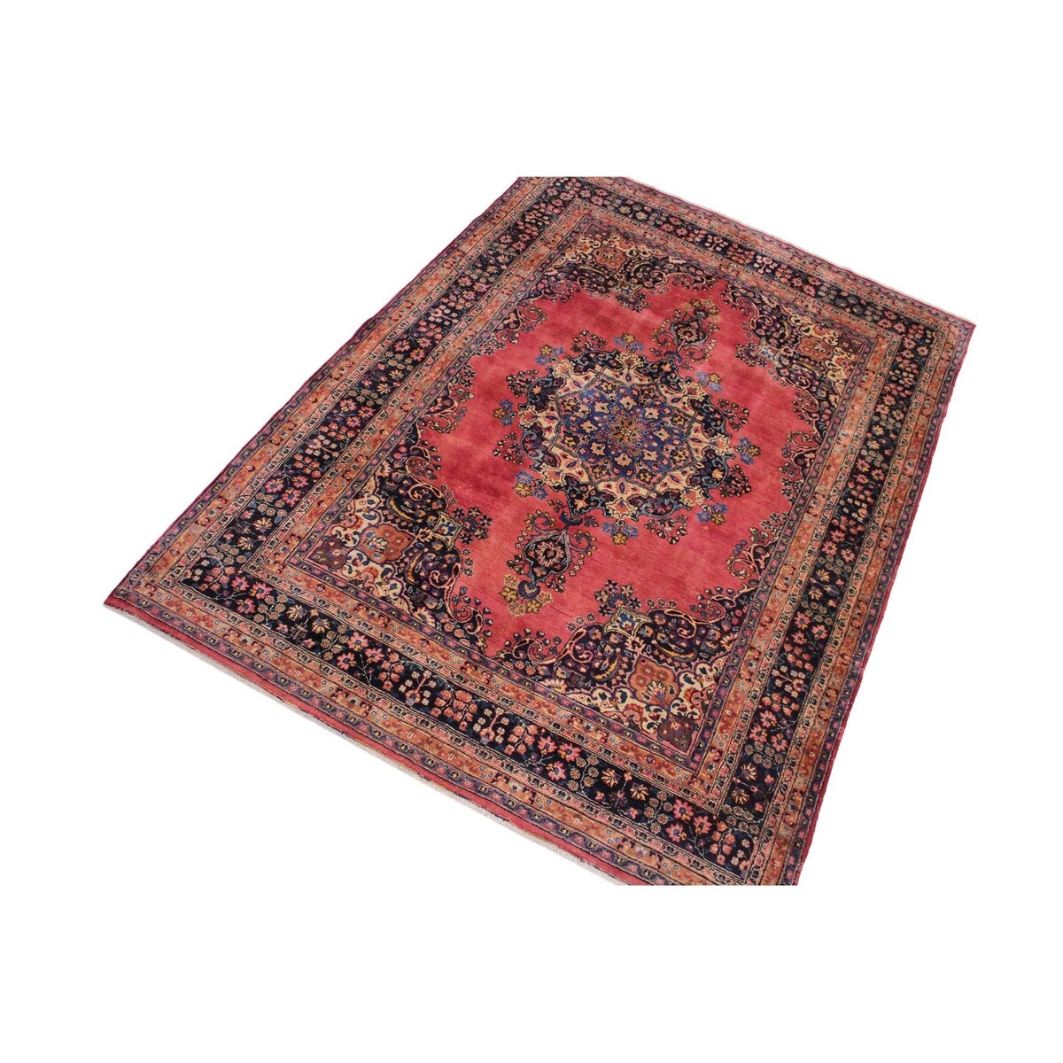 Vintage Antique Persian Cornwell Wool Rug - 8'0'' x 11'1''