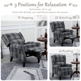 Vintage Armchair Sofa Comfortable Upholstered leisure chair / Recliner Chair for Living Room