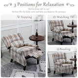 Vintage Armchair Sofa Comfortable Upholstered leisure chair / Recliner Chair for Living Room