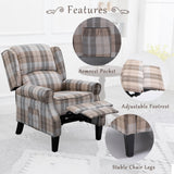 Vintage Armchair Sofa Comfortable Upholstered leisure chair / Recliner Chair for Living Room