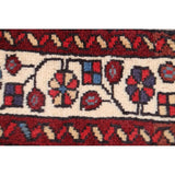 Vintage Bakhtiari Geometric Handmade Wool Persian Area Rug - 5'0" x 3'5"
