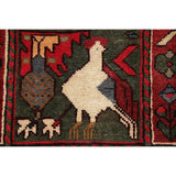 Vintage Bakhtiari Patchwork Oriental Handmade Wool Persian Area Rug - 9'10" x 6'10"