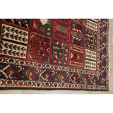 Vintage Bakhtiari Patchwork Oriental Handmade Wool Persian Area Rug - 9'10" x 6'10"