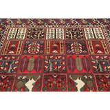 Vintage Bakhtiari Patchwork Oriental Handmade Wool Persian Area Rug - 9'10" x 6'10"