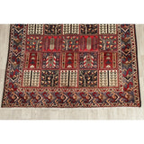 Vintage Bakhtiari Patchwork Oriental Handmade Wool Persian Area Rug - 9'10" x 6'10"