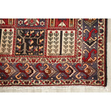 Vintage Bakhtiari Patchwork Oriental Handmade Wool Persian Area Rug - 9'10" x 6'10"