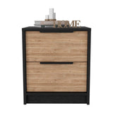 Vintage Bedroom Nightstand With Two Drawers