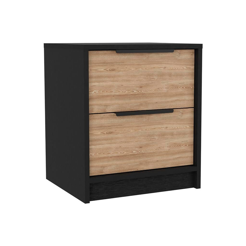 Vintage Bedroom Nightstand With Two Drawers