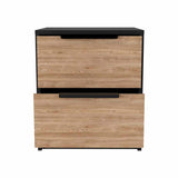 Vintage Bedroom Nightstand With Two Drawers