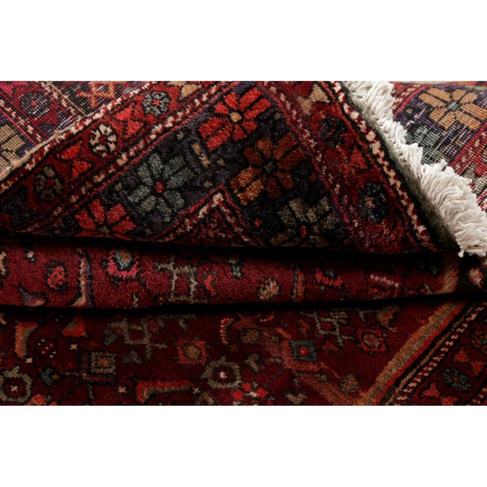 Vintage Bidjar Tribal Oriental Hand Knotted Wool Persian Area Rug - 6'5" x 4'7"