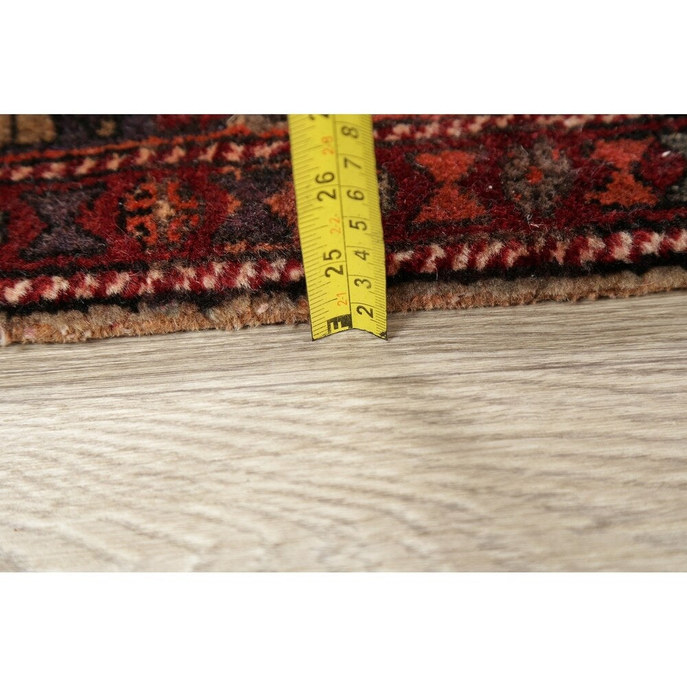 Vintage Bidjar Tribal Oriental Hand Knotted Wool Persian Area Rug - 6'5" x 4'7"