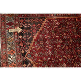 Vintage Bidjar Tribal Oriental Hand Knotted Wool Persian Area Rug - 6'5" x 4'7"