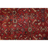 Vintage Bidjar Tribal Oriental Hand Knotted Wool Persian Area Rug - 6'5" x 4'7"