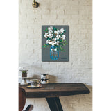 Vintage Blues with Cotton 16x20 Gallery Wrapped Stretched Canvas