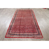 Vintage Botemir Carpet Hand Knotted Wool Persian Traditional Rug - 8'1" x 4'1" Runner