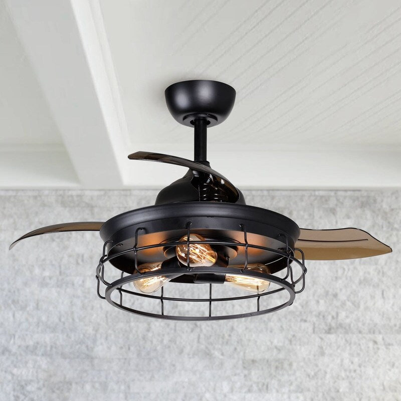 36- inch Ceiling Fan with Light and Remote Control