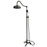 Kingston Brass Vintage Clawfoot Tub Faucet Package with Shower Combo
