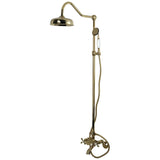 Kingston Brass Vintage Clawfoot Tub Faucet Package with Shower Combo