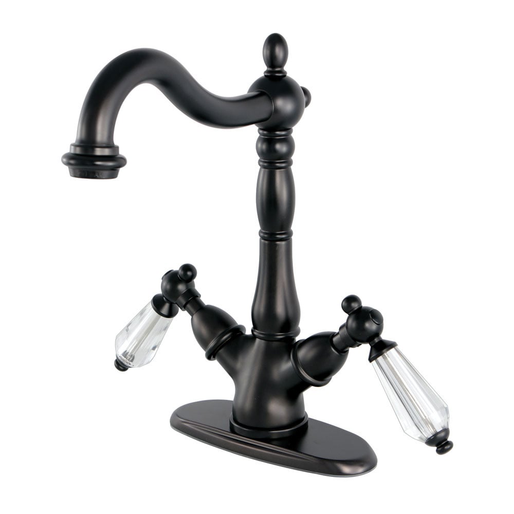 Kingston Brass Wilshire Two-Handle 1-or-3 Hole Deck Mount Vessel Faucet