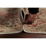 Vintage Decorative Floral Oushak Oriental Area Rug Wool Handmade - 7' 2" x 10' 10"