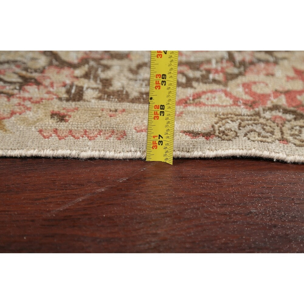 Vintage Decorative Floral Oushak Oriental Area Rug Wool Handmade - 7' 2" x 10' 10"