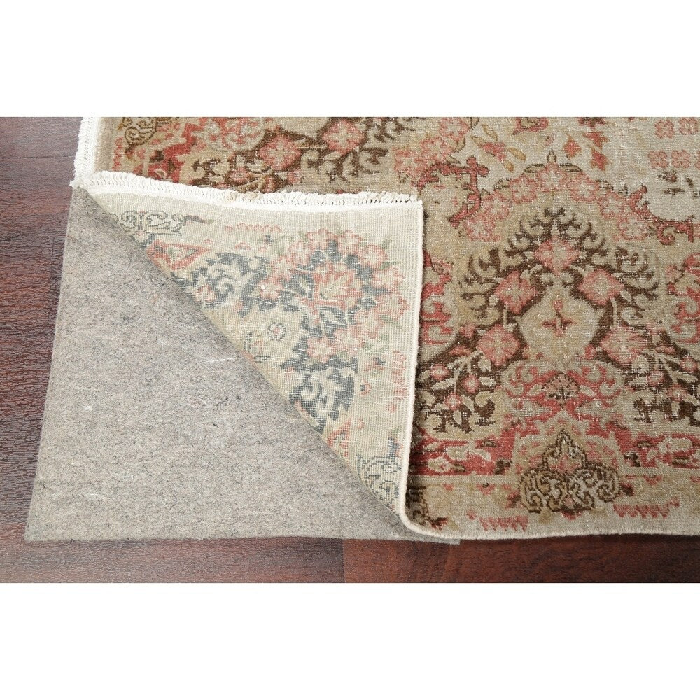 Vintage Decorative Floral Oushak Oriental Area Rug Wool Handmade - 7' 2" x 10' 10"