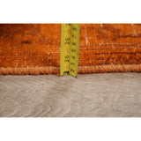 Vintage Distressed Tabriz Oriental Hand Knotted Wool Persian Area Rug - 10'5" x 8'10"