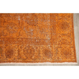 Vintage Distressed Tabriz Oriental Hand Knotted Wool Persian Area Rug - 10'5" x 8'10"