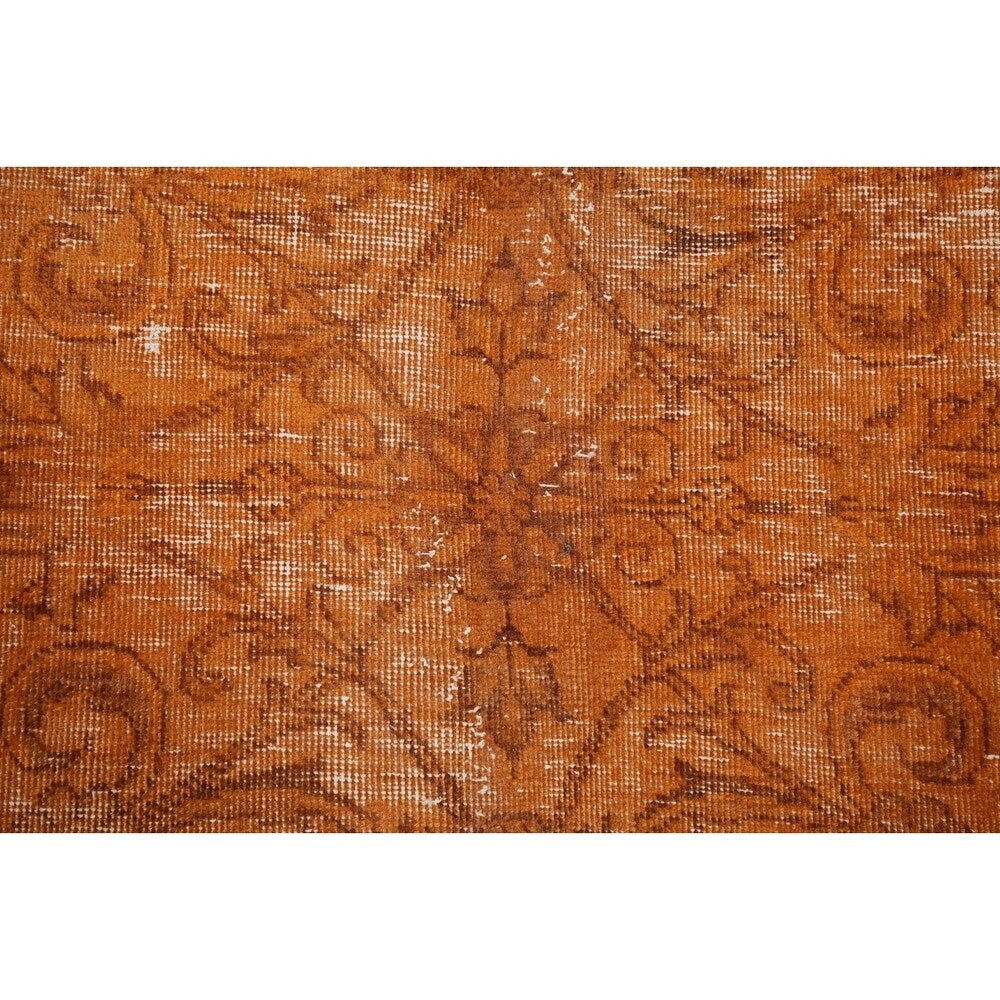 Vintage Distressed Tabriz Oriental Hand Knotted Wool Persian Area Rug - 10'5" x 8'10"