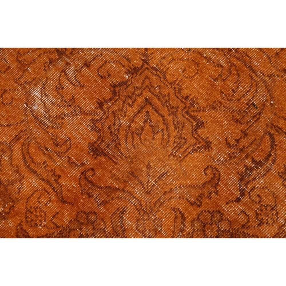 Vintage Distressed Tabriz Oriental Hand Knotted Wool Persian Area Rug - 10'5" x 8'10"