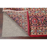 Vintage Floral Kashan Oriental Persian Area Rug Wool Hand-Knotted - 7'11" x 11'2"
