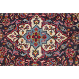 Vintage Floral Kashan Oriental Persian Area Rug Wool Hand-Knotted - 7'11" x 11'2"