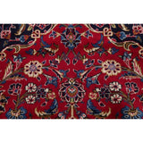 Vintage Floral Medallion Kashan Persian Oriental Area Rug Handmade - 9'8" x 13'2"