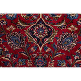 Vintage Floral Medallion Kashan Persian Oriental Area Rug Handmade - 9'8" x 13'2"