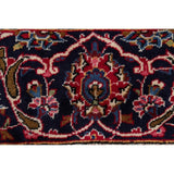 Vintage Floral Medallion Kashan Persian Oriental Area Rug Handmade - 9'8" x 13'2"